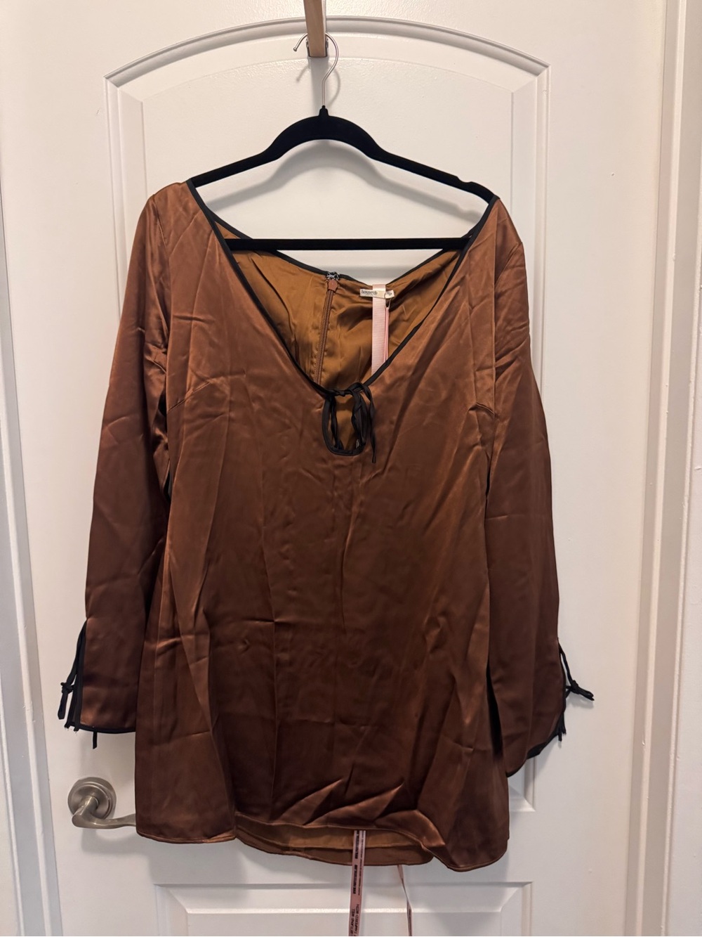 House of CB Sakina Satin Mini Dress